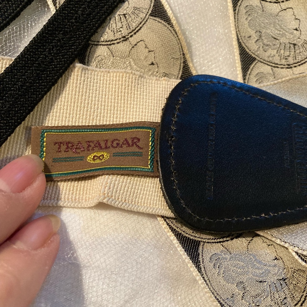Vintage Coin Patterned Suspenders - Picture 3 of 4